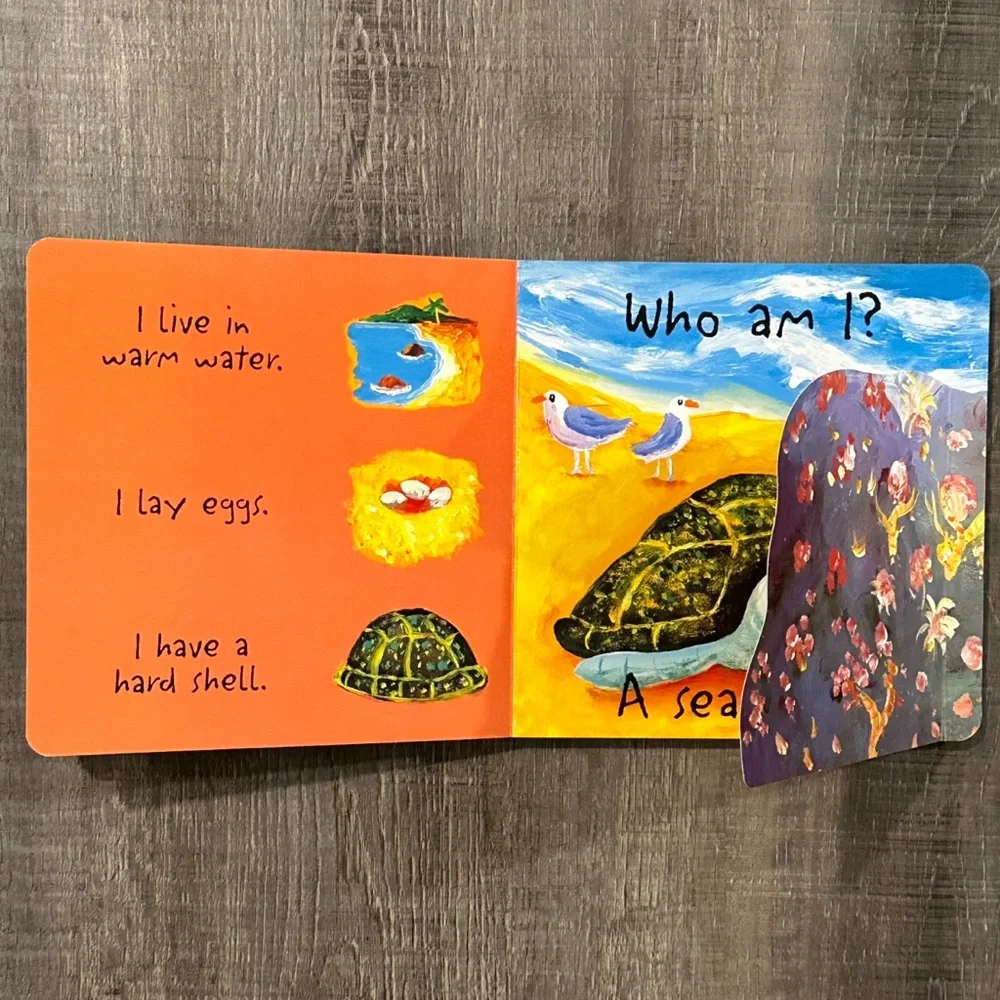 💞 “Who’s In The Ocean?” Lift The Flap Children’s Board Book